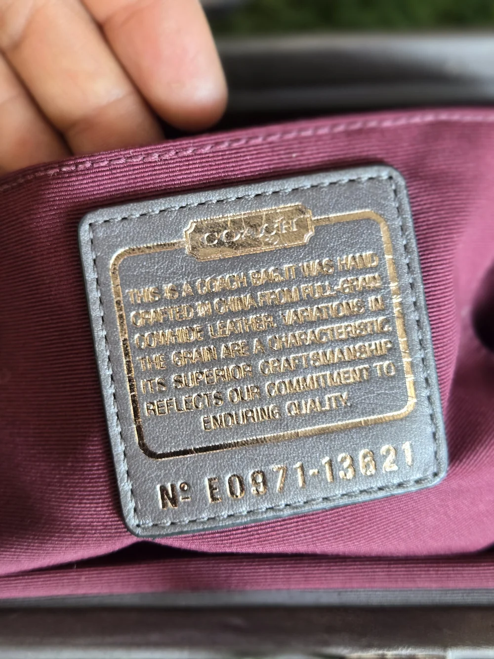 Coach rare vintage
